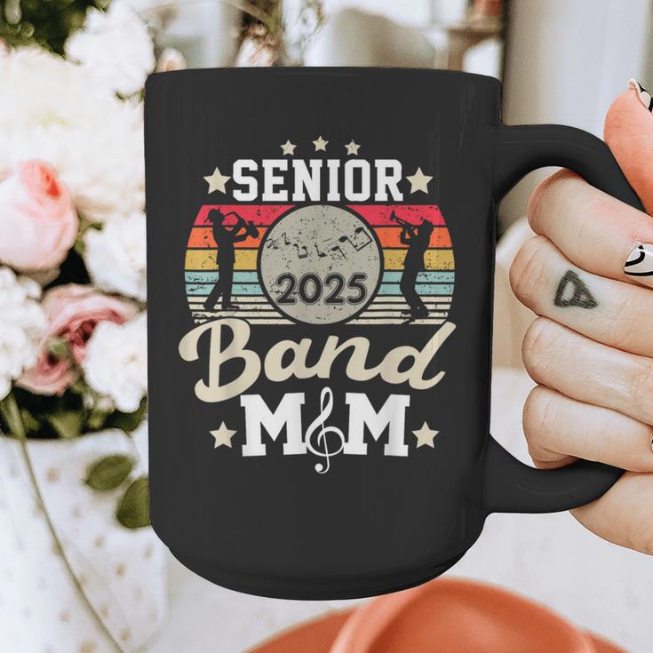 Proud Senior Mom Marching Band Mom Class Of 2025 Graduation Graphic Print Coffee Mug