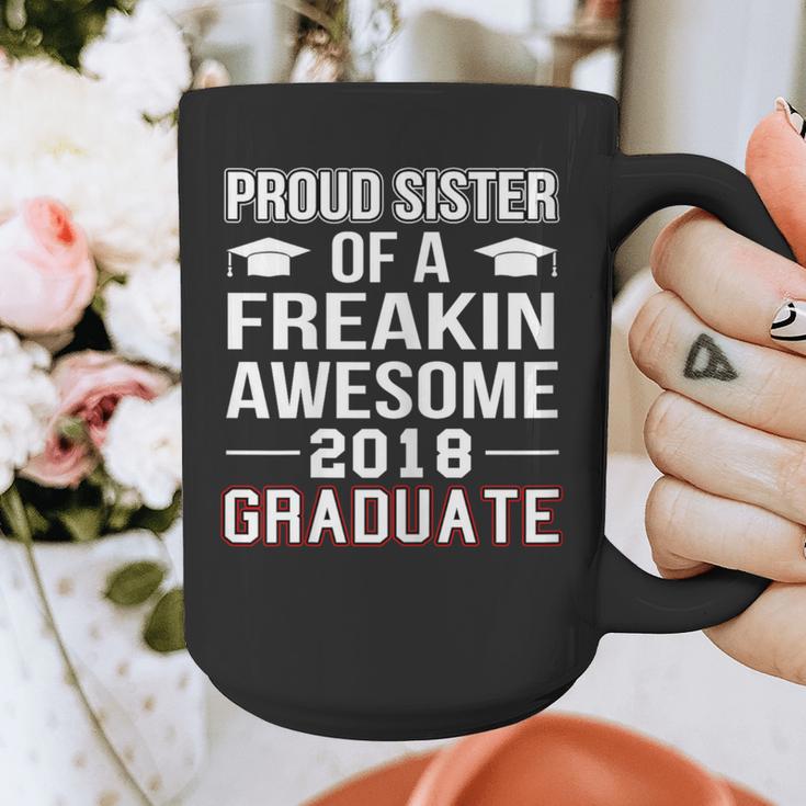 Proud Sister Of A 2018 Graduate Senior GraduationShirt Graphic Print Coffee Mug