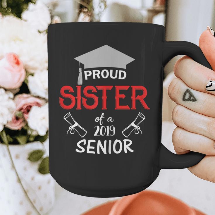 Proud Sister Of a 2019 Senior Graduation Family Graphic Print Coffee Mug