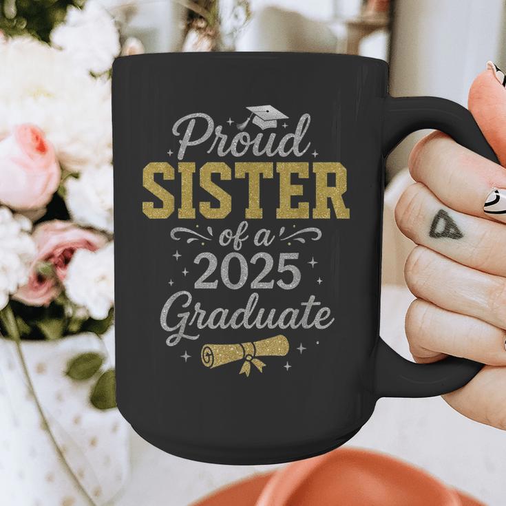 Proud Sister Of a 2025 Graduate Senior Graduation Women Graphic Print Coffee Mug