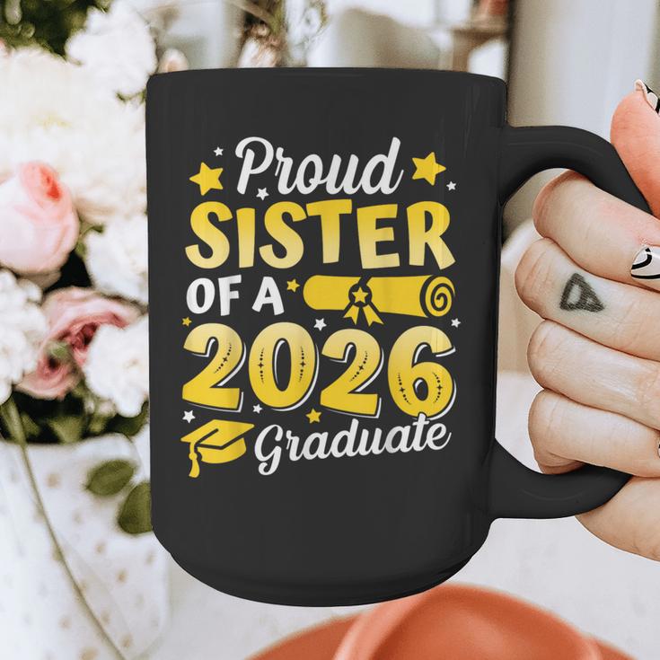 Proud Sister Of A 2026 Graduate Senior Class Graduation Graphic Print Coffee Mug