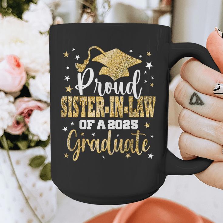 Proud Sister-In-Law Of Class 2025 Graduate Senior Graduation Graphic Print Coffee Mug