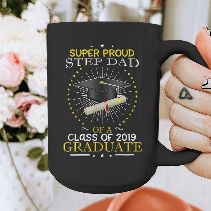 Proud Step Dad The Class Of 2019 Graduate Graduation Shirt Graphic Print Coffee Mug