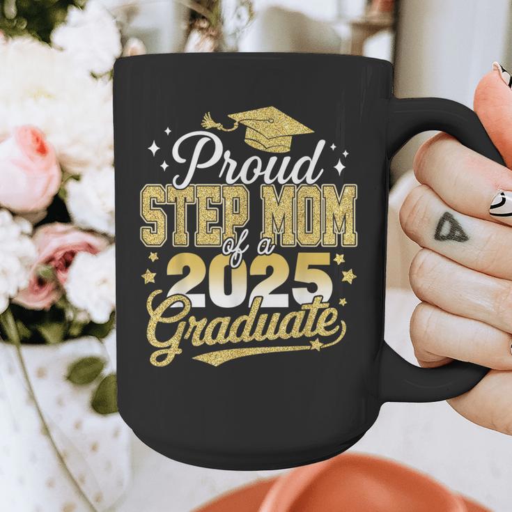 Proud Step Mom Of A Class Of 2025 Graduate Senior Graduation Graphic Print Coffee Mug