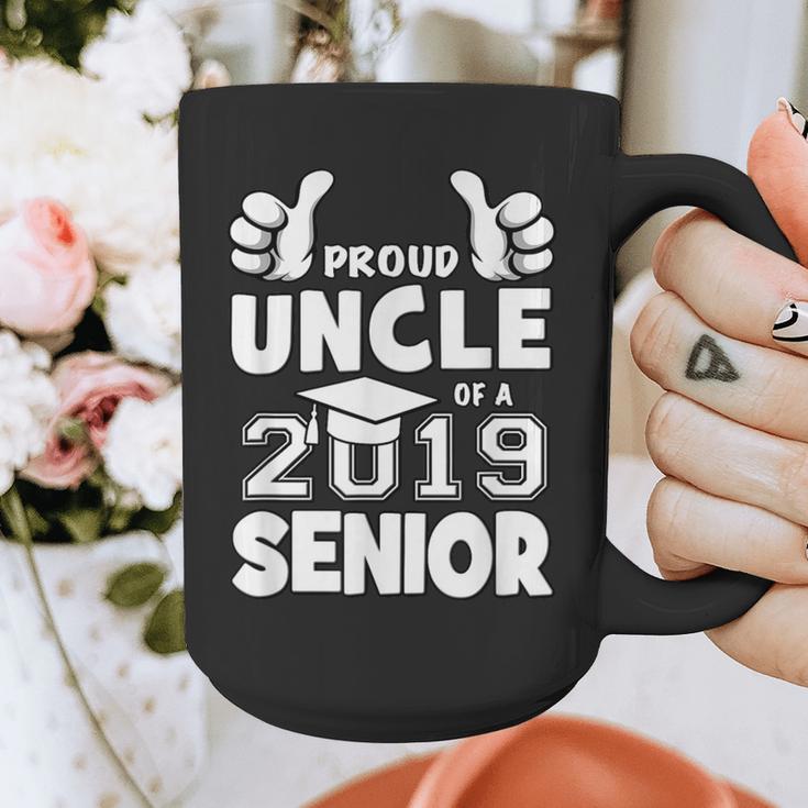 Proud Uncle Of A 2019 Senior School Graduation Shirt Graphic Print Coffee Mug