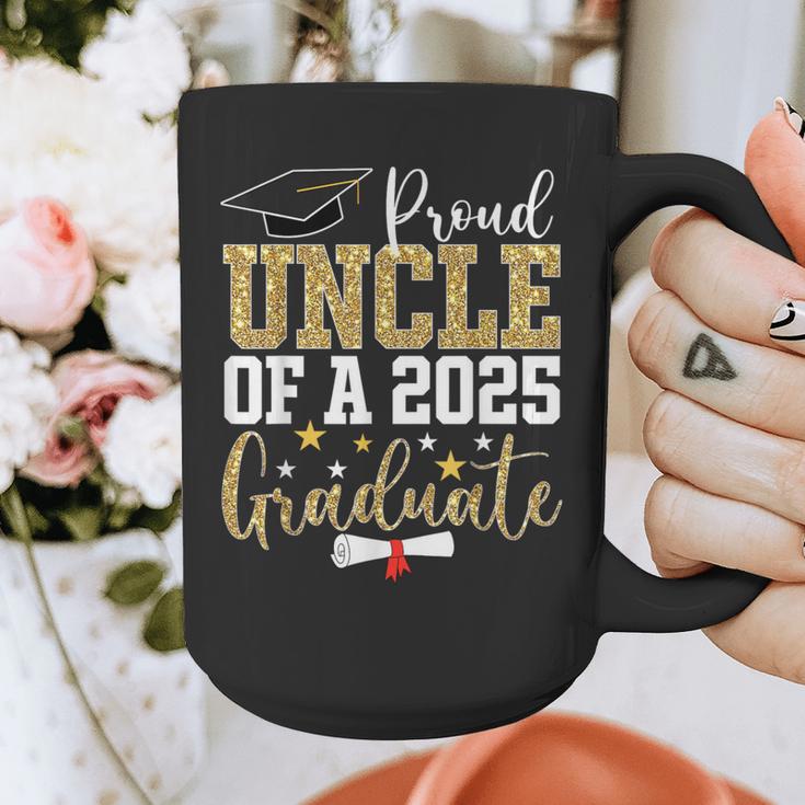 Proud Uncle Of A 2025 Graduate Uncle Graduation 2025 Graphic Print Coffee Mug