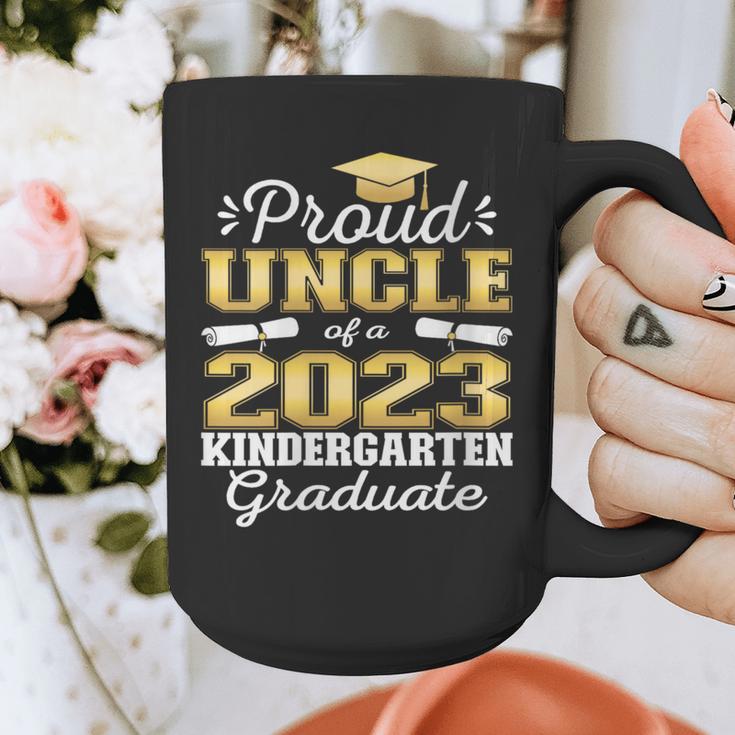 Proud Uncle Of Kindergarten Graduate 2023 Graduation Uncle Graphic Print Coffee Mug