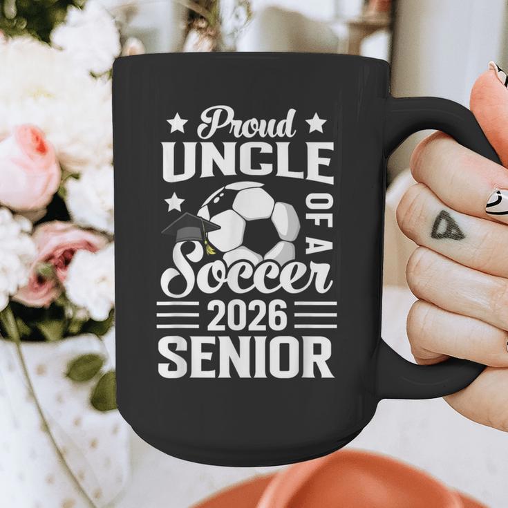 Proud Uncle Of a Soccer Senior 2026 Graduation Graphic Print Coffee Mug