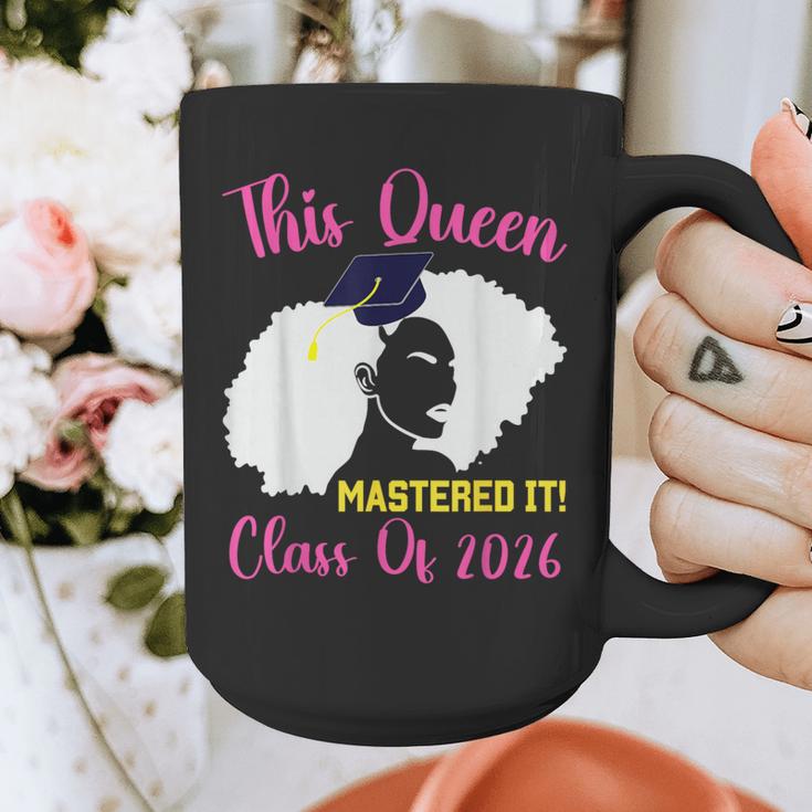 This Queen Mastered It Masters Graduation Class Of 2026 Graphic Print Coffee Mug