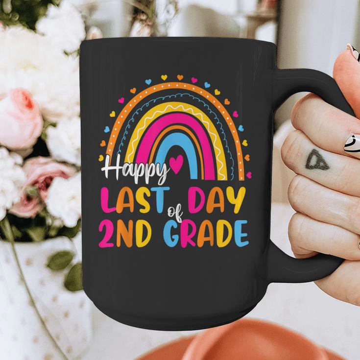 Rainbow Last Day Of 2nd Grade Teacher Student Graduation For Men Women Kids Graphic Print Coffee Mug