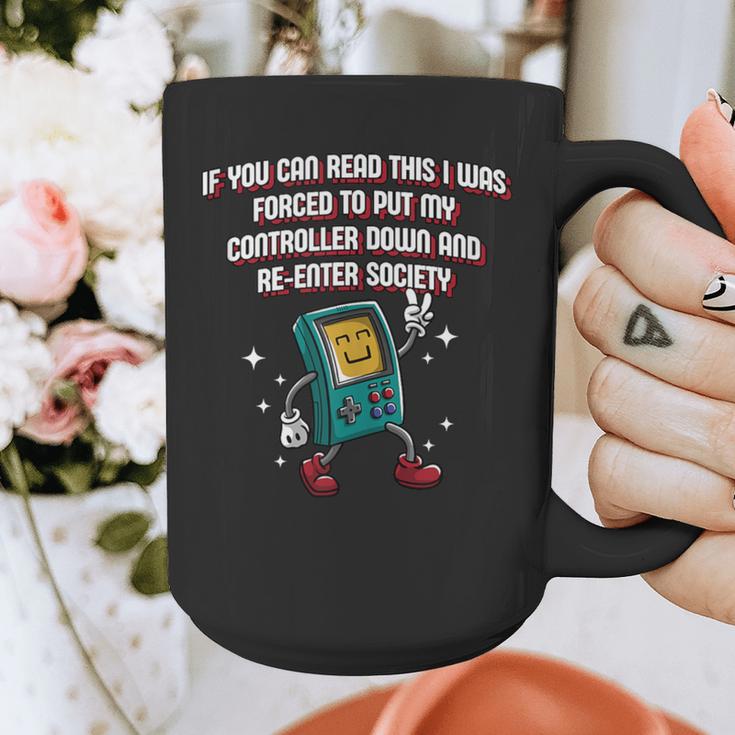 If You Can Read This Gamer Humor Gaming Introvert Graphic Print Coffee Mug If You Can Read This Gamer Humor Gaming Introvert Graphic Print Coffee Mug