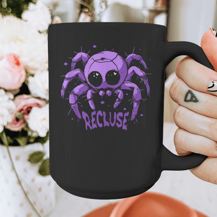 Recluse Pastel Goth Spider Shy Introvert Creepy Cute Kawaii Graphic Print Coffee Mug Recluse Pastel Goth Spider Shy Introvert Creepy Cute Kawaii Graphic Print Coffee Mug