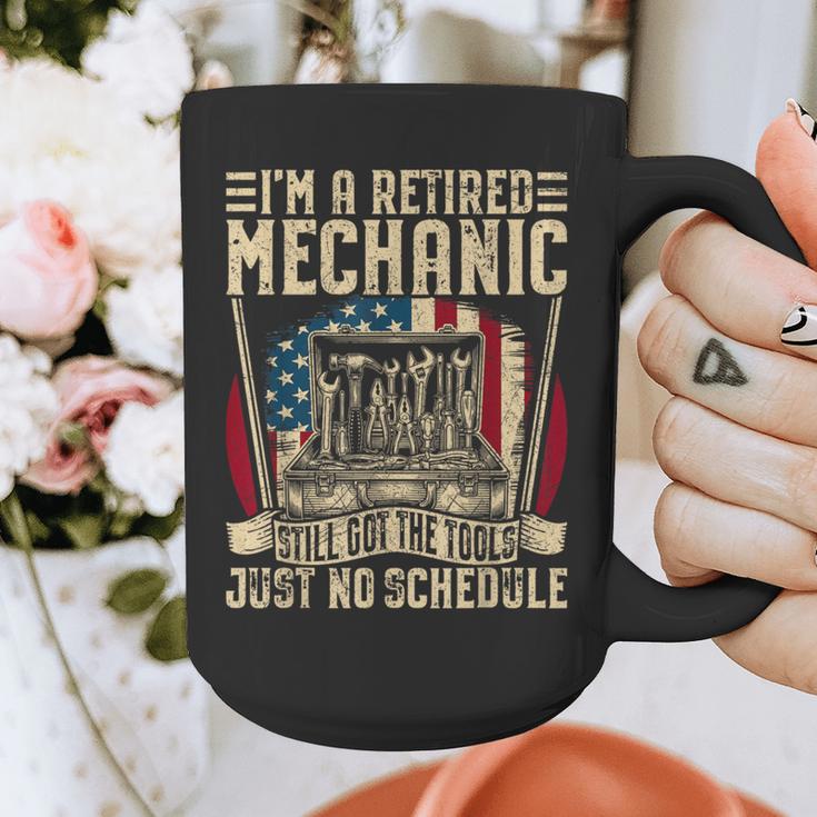 Retired Car Mechanic Tool Retirement Dad Grandpa Men Graphic Print Coffee Mug