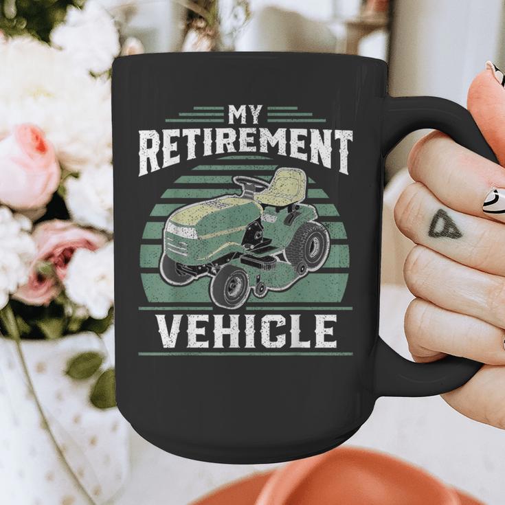 My Retirement Vehicle Riding Lawn Mower Retro Dad Graphic Print Coffee Mug My Retirement Vehicle Riding Lawn Mower Retro Dad Graphic Print Coffee Mug