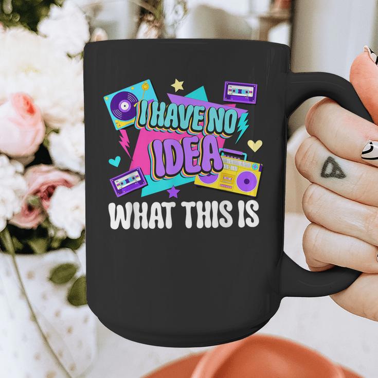 Retro 80s Style 90s Pop Fashion Nostalgia Eighties Music Graphic Print Coffee Mug