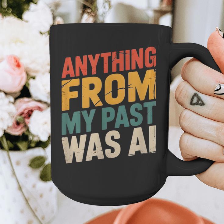 Retro AI Nostalgia Quote Distressed Vintage Graphic Print Coffee Mug