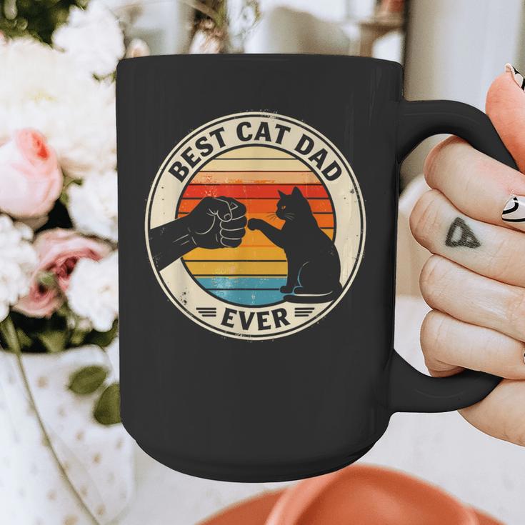 Retro Cat Dad Ever Cats Lovers For Men Women And Kids Graphic Print Coffee Mug Retro Cat Dad Ever Cats Lovers For Men Women And Kids Graphic Print Coffee Mug