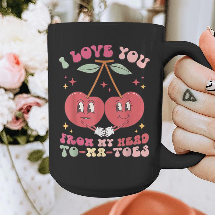 Retro Cherry Love 90s Nostalgia Graphic Print Coffee Mug