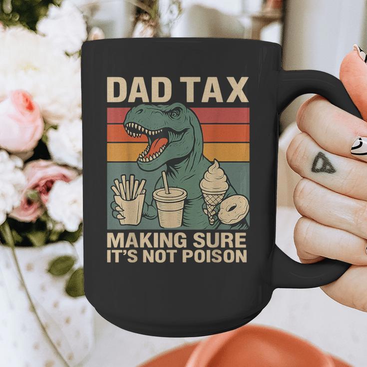 Retro Father's Day Dad Tax Making Sure It's Not PoisonRex Graphic Print Coffee Mug