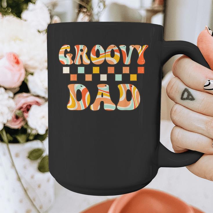 Retro Groovy Dad Matching Family 1st Birthday Party Graphic Print Coffee Mug