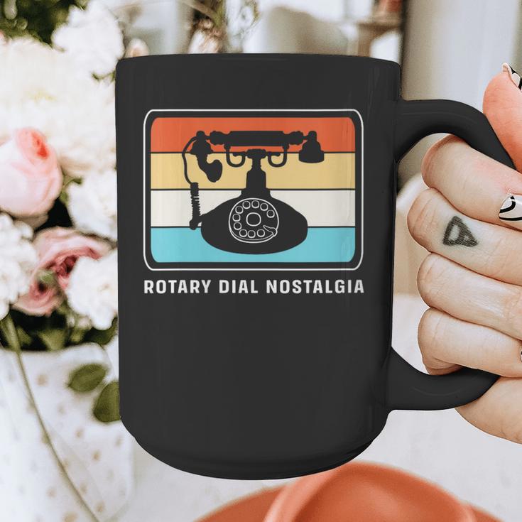 Retro Rotary Dial Nostalgia Dial Phone Graphic Print Coffee Mug