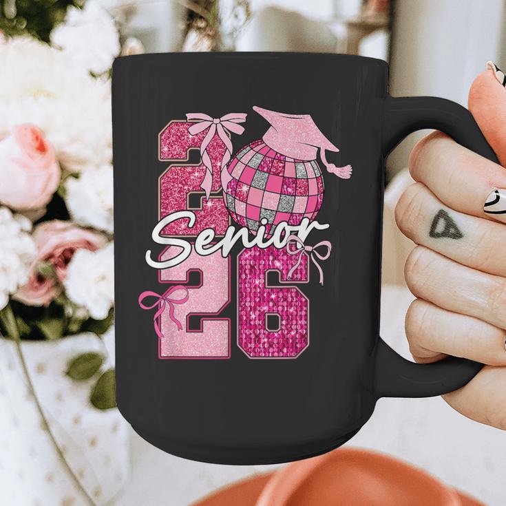 Retro Senior 2026 Coquette Bow Graduation Class Of 2026 Graphic Print Coffee Mug