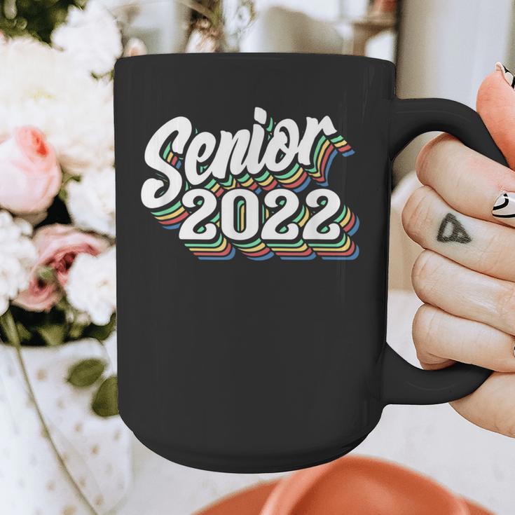 Retro Senior Class Of 2022 Men Women Graduation 90's Grad Graphic Print Coffee Mug