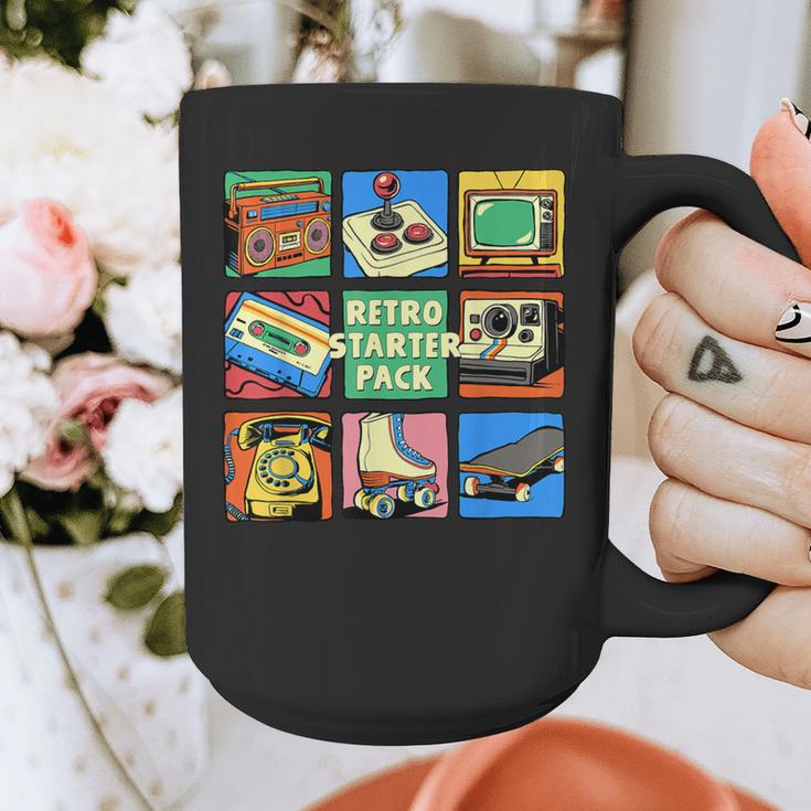 Retro Starter Pack 80s 90s Vintage Nostalgia Cassette Tape Graphic Print Coffee Mug Retro Starter Pack 80s 90s Vintage Nostalgia Cassette Tape Graphic Print Coffee Mug