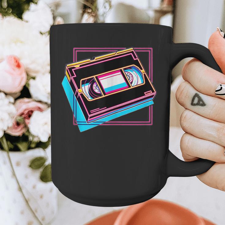 Retro VHS Vaporwave Video Cassette Nostalgia Geek Chic Graphic Print Coffee Mug