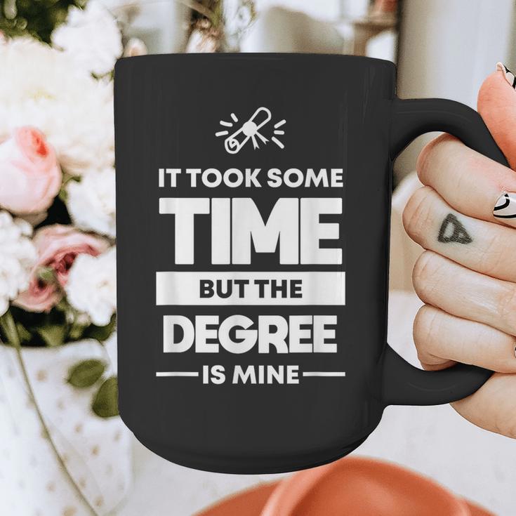Returning Adult College Graduation T-Shirt Graphic Print Coffee Mug