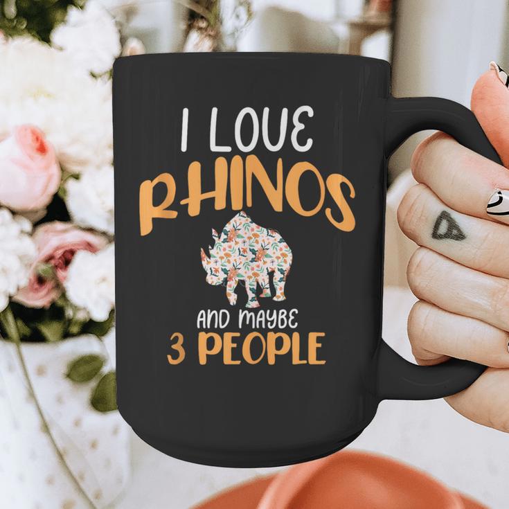 I Like Rhinos And Maybe 3 People Introvert Animal Graphic Print Coffee Mug I Like Rhinos And Maybe 3 People Introvert Animal Graphic Print Coffee Mug