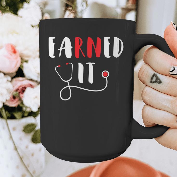 RN Nursing Student Graduation EaRNed It Graphic Print Coffee Mug