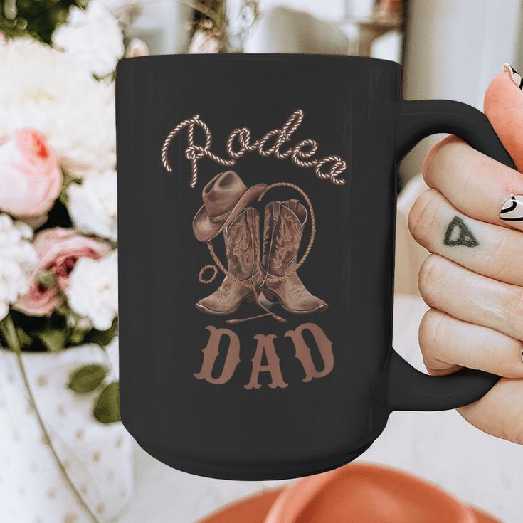Rodeo Dad Western Cowboy Birthday Boy Family Matching Party Graphic Print Coffee Mug