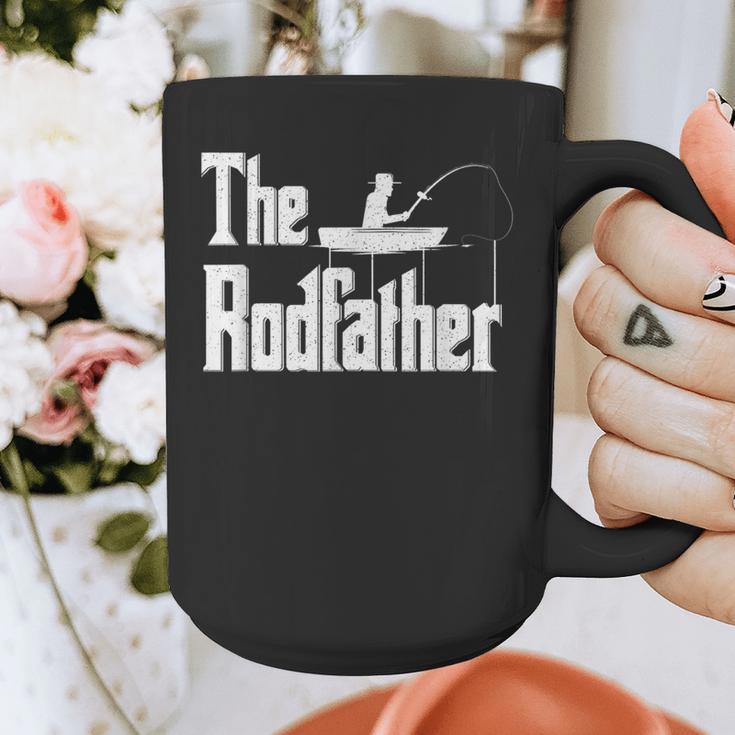 The Rodfather Fishing Dad Graphic Print Coffee Mug