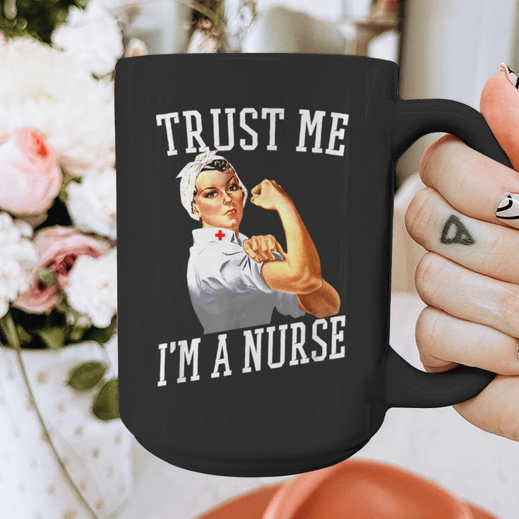 Rosie Riveter Nurse Shirt Nurse Graduation Shirt Graphic Print Coffee Mug