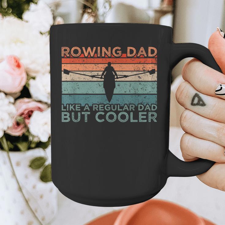 Round Rowing Dad Rudder Graphic Print Coffee Mug
