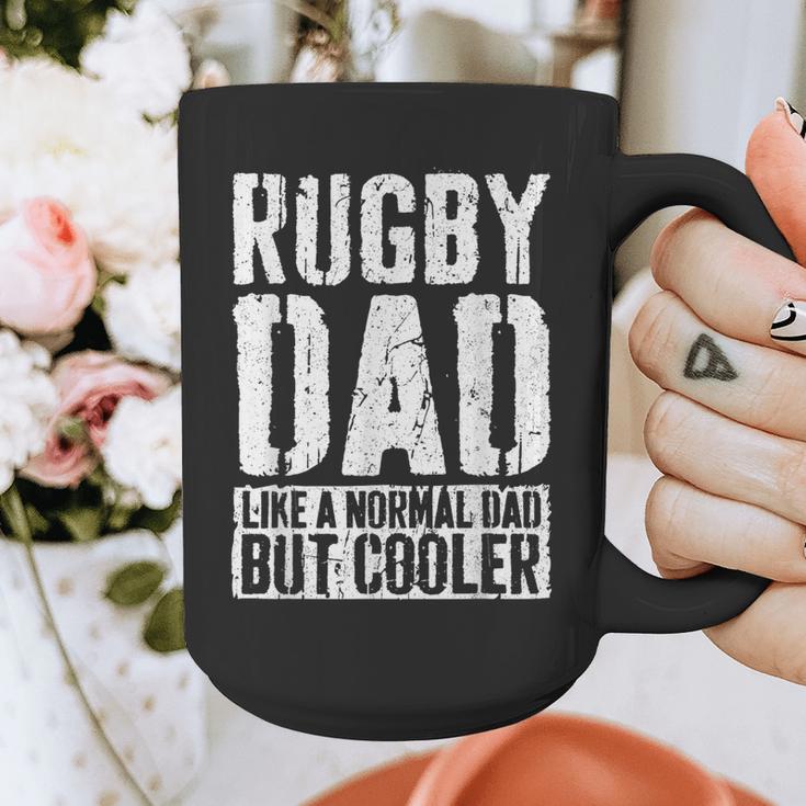 Rugby Dad Shirt Men Fathers Day Rugby Dad Graphic Print Coffee Mug