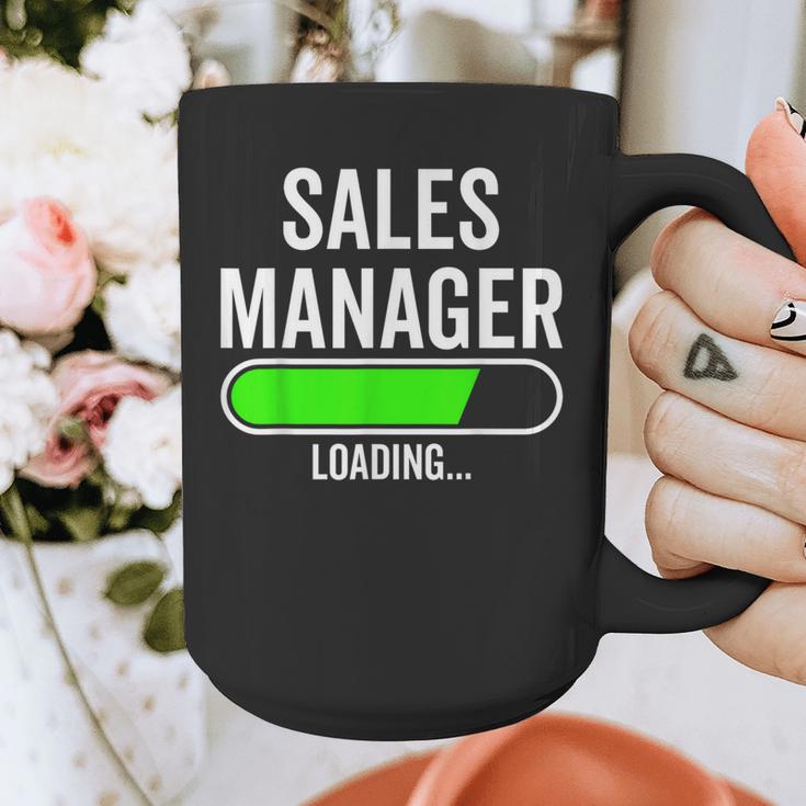 Sales Manager Loading Graduation Graduate New Job Graphic Print Coffee Mug