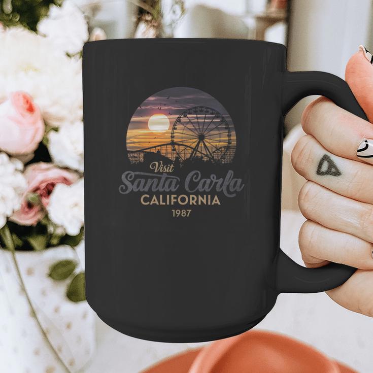 Santa Carla 1987 California Retro Sunset Nostalgia Graphic Print Coffee Mug