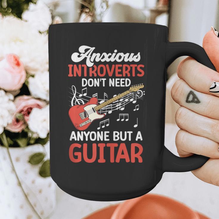 Sarcastic Introvert Need Guitar Sad Song Introvert Guitarist Graphic Print Coffee Mug