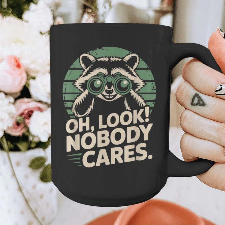 Sarcastic Saying Oh Look Nobody Cares Humor Introverts Graphic Print Coffee Mug Sarcastic Saying Oh Look Nobody Cares Humor Introverts Graphic Print Coffee Mug