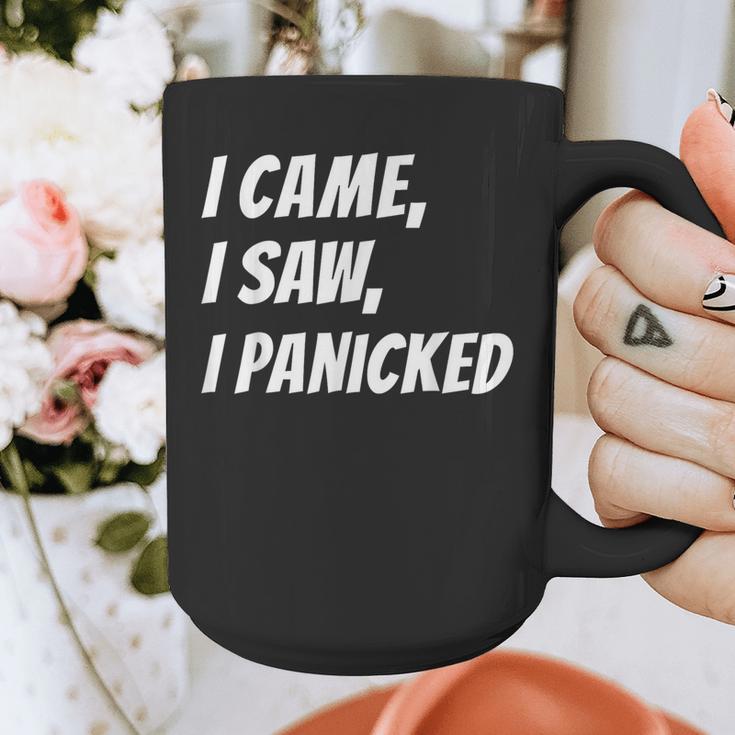 I Came I Saw Joke For Shy Type And Introverts Graphic Print Coffee Mug I Came I Saw Joke For Shy Type And Introverts Graphic Print Coffee Mug