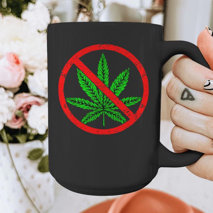 Say No Cannabis Anti-Marijuana Retro Weed Parent Dad Mom Graphic Print Coffee Mug Say No Cannabis Anti-Marijuana Retro Weed Parent Dad Mom Graphic Print Coffee Mug
