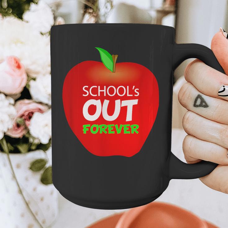 School Is Out Forever Graduation Humor Graphic Print Coffee Mug