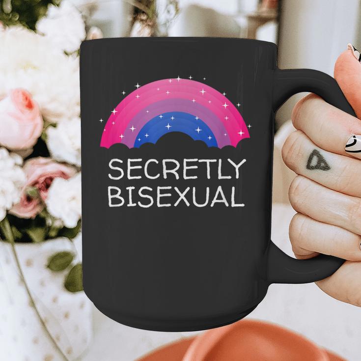Secretly Bisexual Bi Introvert Bi Pride Antisocial LGBTQ Graphic Print Coffee Mug