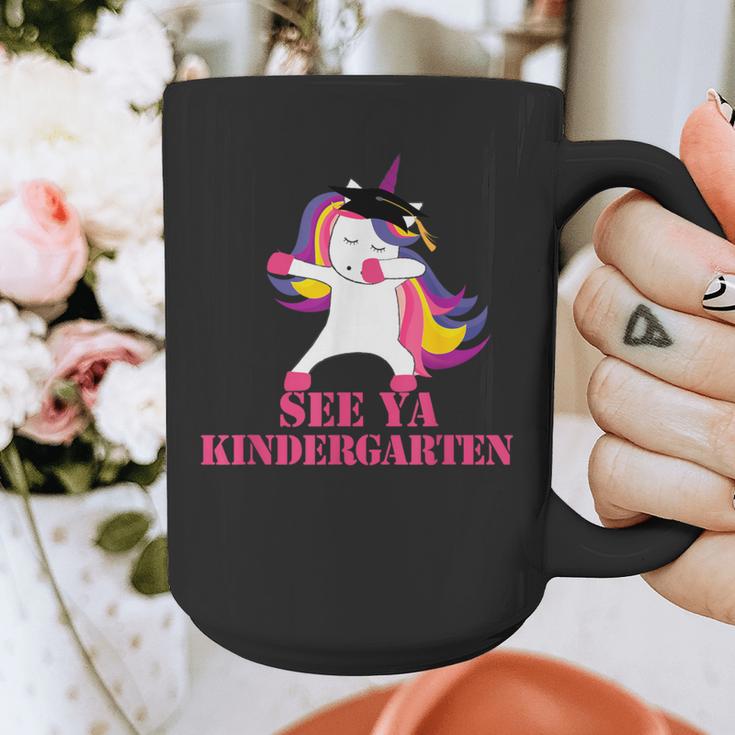 See Ya Kindergarten DABBING Unicorn Graduation Meme Graphic Print Coffee Mug