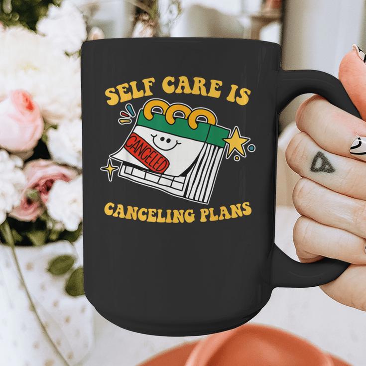 Self Care Is Canceling Plans Introvert Graphic Print Coffee Mug Self Care Is Canceling Plans Introvert Graphic Print Coffee Mug