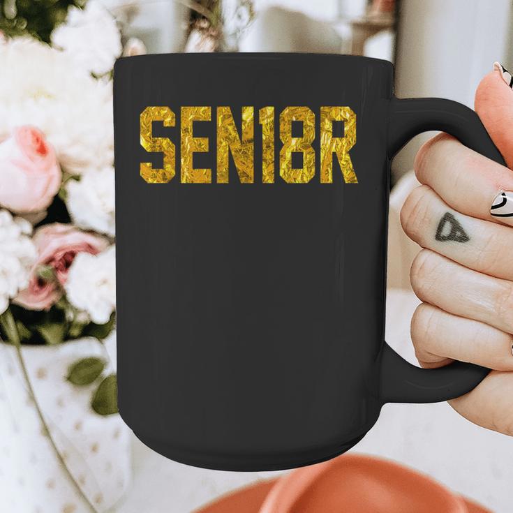 SEN18R Senior 2018 High School Graduation Party T-Shirt Graphic Print Coffee Mug