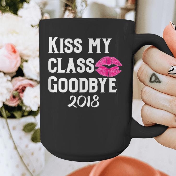 Sen18r Shirt Senior 2018 Graduation Kiss Lips Graphic Print Coffee Mug