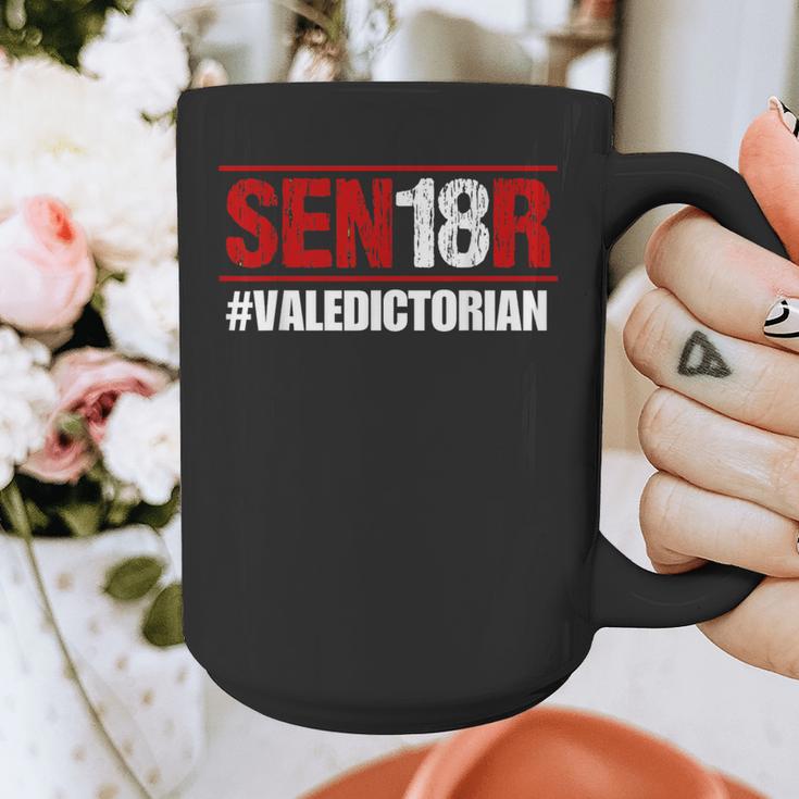 Senior 2018 Valedictorian School Colors Graduation Graphic Print Coffee Mug